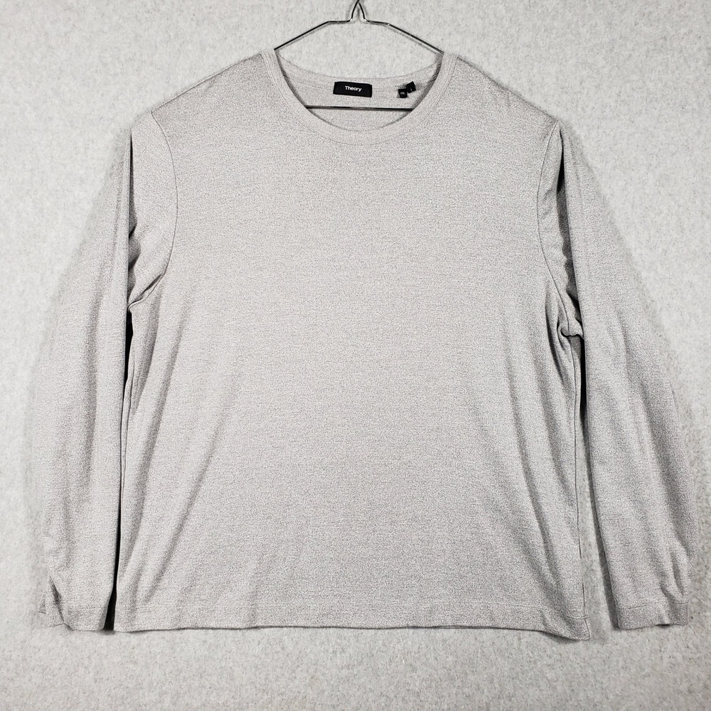 Theory‎ Women's Long Sleeve Crew Neck Pullover Sweater Gray XXL 190/96A Unisex